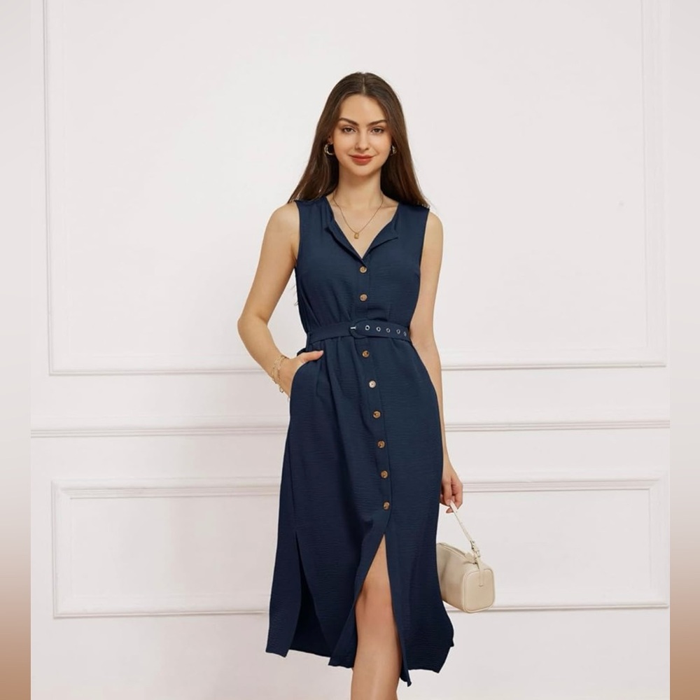 NWT Grace Karin Navy Dress XL